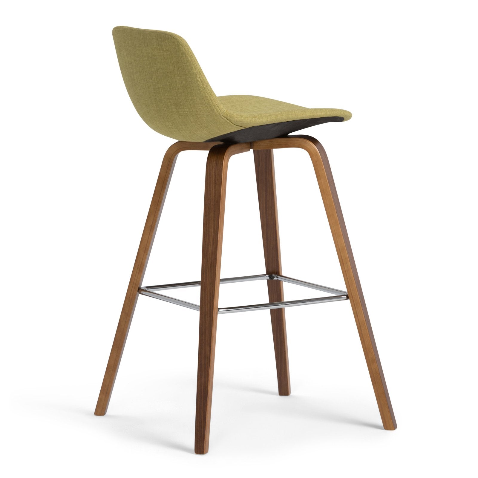 HN Home Moneo Mid-Century Modern 26 in. Bentwood Counter Height Stool - Set of 2