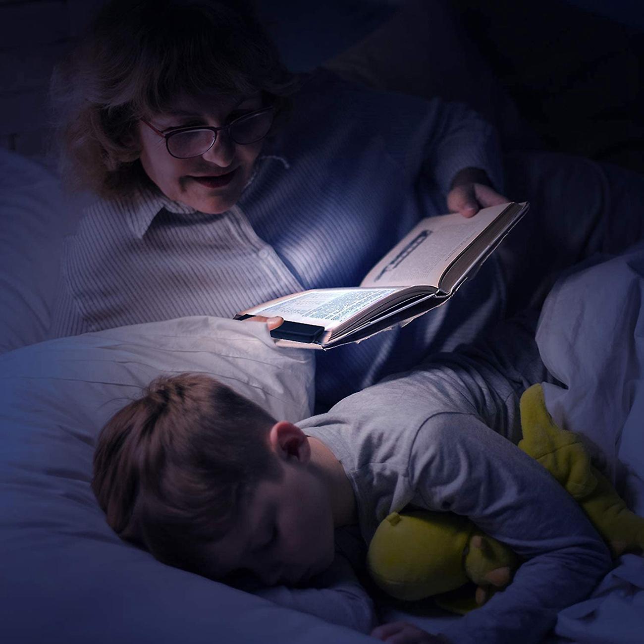 2 Pieces Led Reading Light Night Light Book Family Study Light Eye Care Reading Lamp Portable Bookm