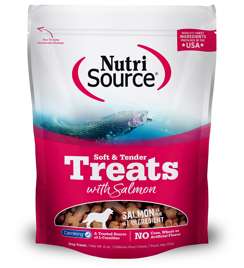 NutriSource Soft  Tender Salmon Dog Treats