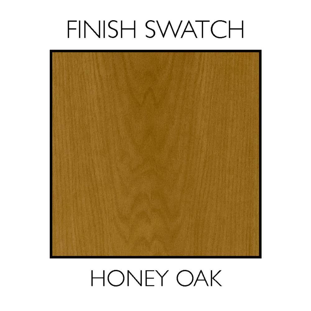 Design House Claremont 36 in. x 30 in. x 4-34 in. Surface-Mount Tri-View Bathroom Medicine Cabinet in Honey Oak 545285-HOK