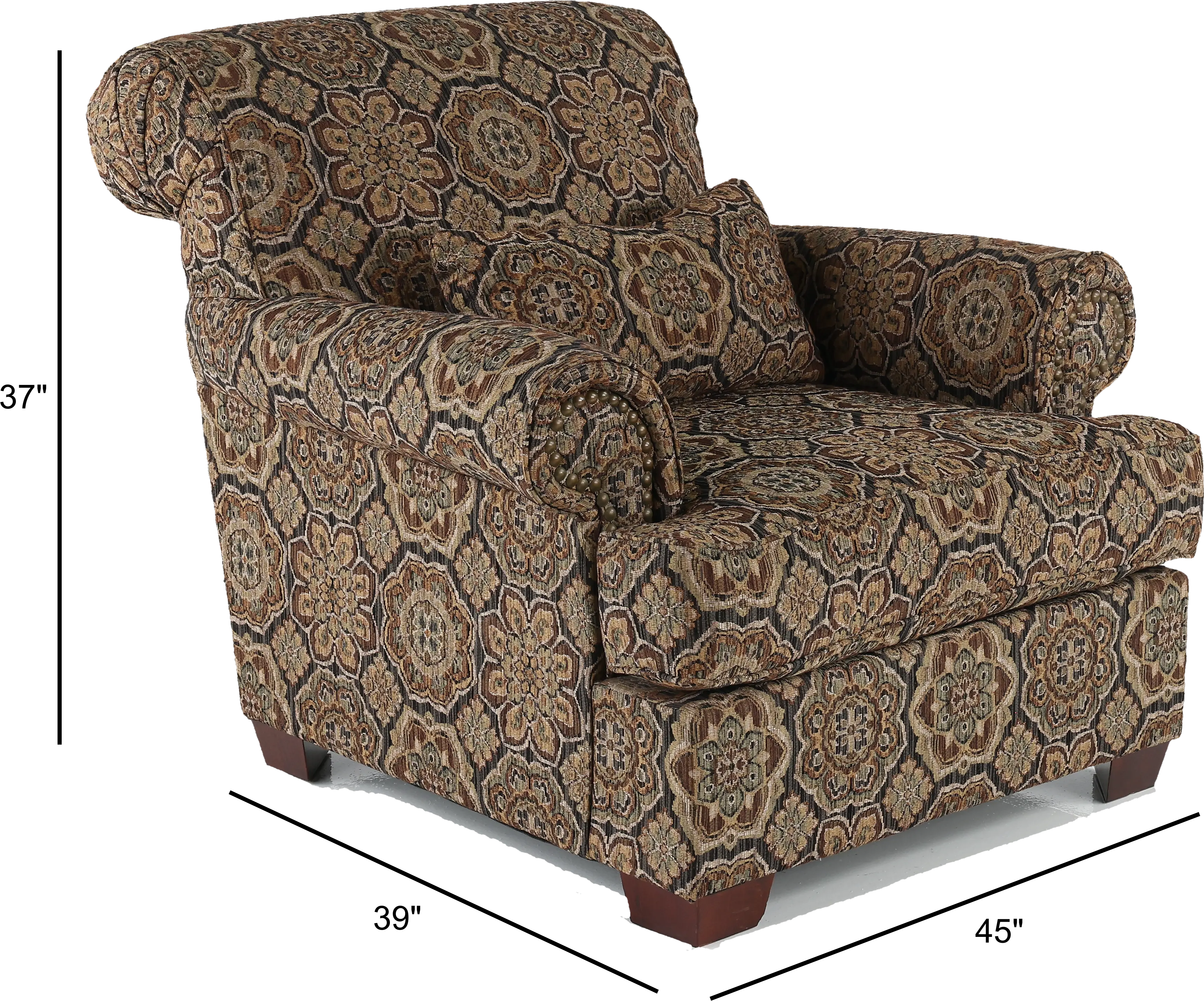 Southport Brown Accent Chair