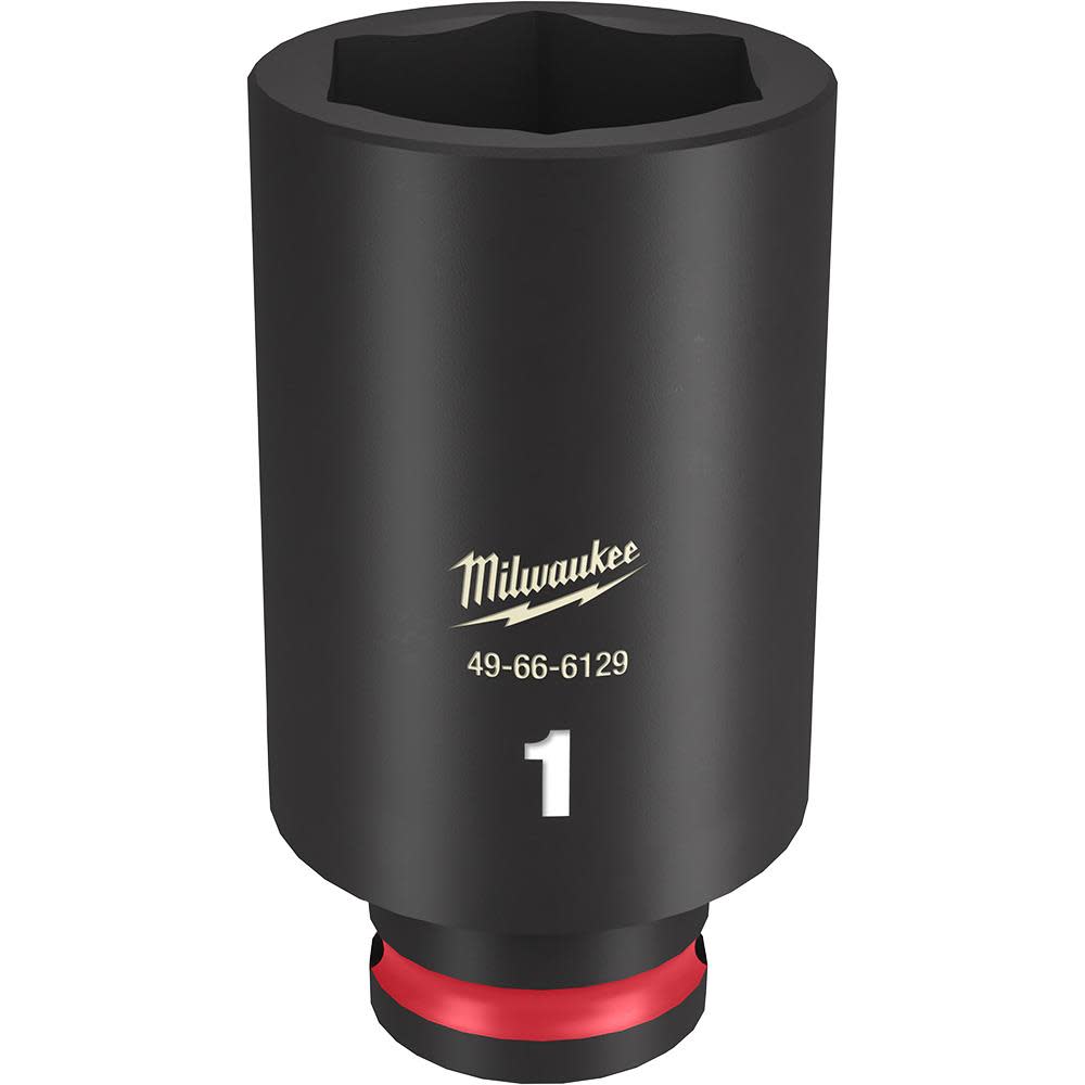 Milwaukee SHOCKWAVE Impact Duty Socket 3/8 Drive 1 Deep 6 Point 49-66-6129 from Milwaukee