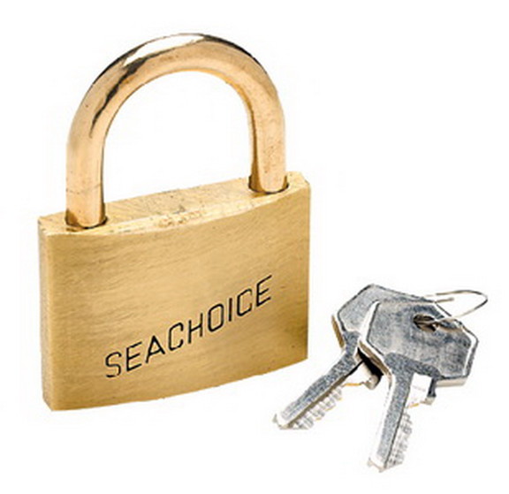 Seachoice Solid Brass Body Padlock