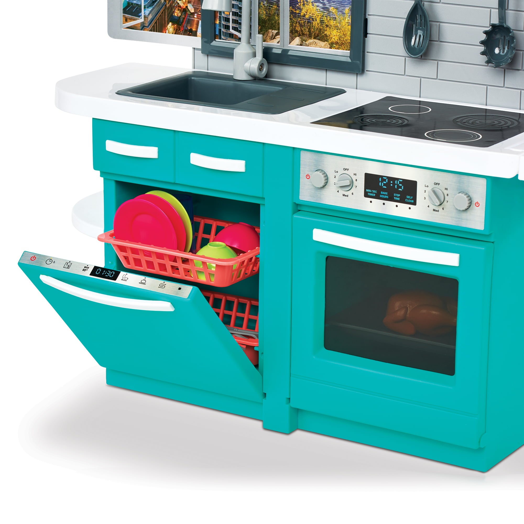 My Life As Full Kitchen Playset with Light & Sound for 18” Doll