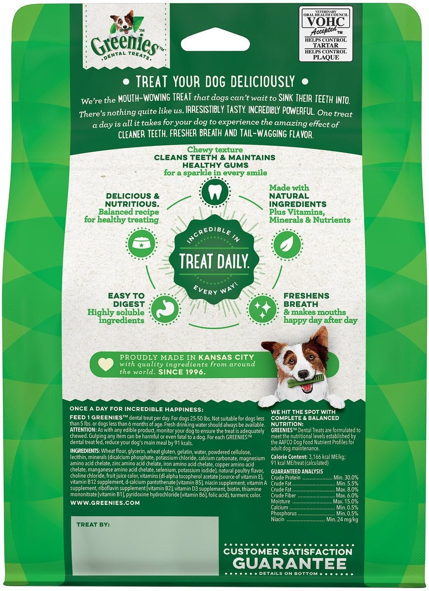 Greenies Regular Dental Dog Treats