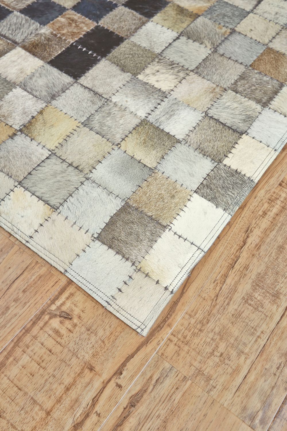 Zenna Gray and Brown Rug by BD Fine