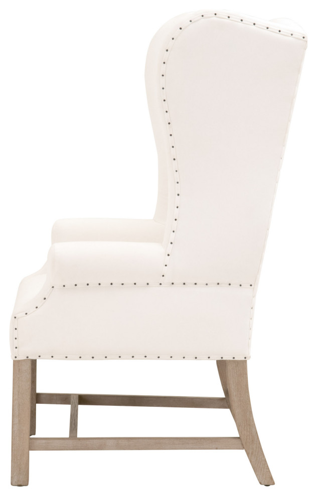 Arm Chairs Chateau Arm Chair LiveSmart Peyton Pearl  Natural Gray Ash   Transitional   Armchairs And Accent Chairs   by Sideboards and Things  Houzz