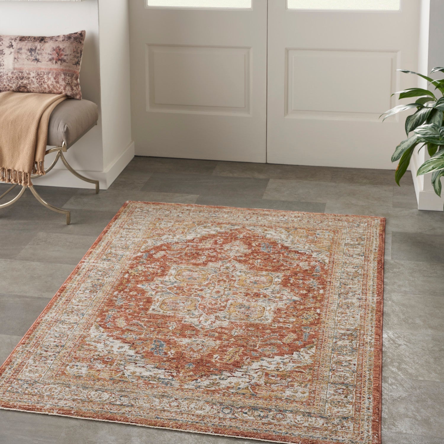 Sahar Ivory/Multi Vintage Rug