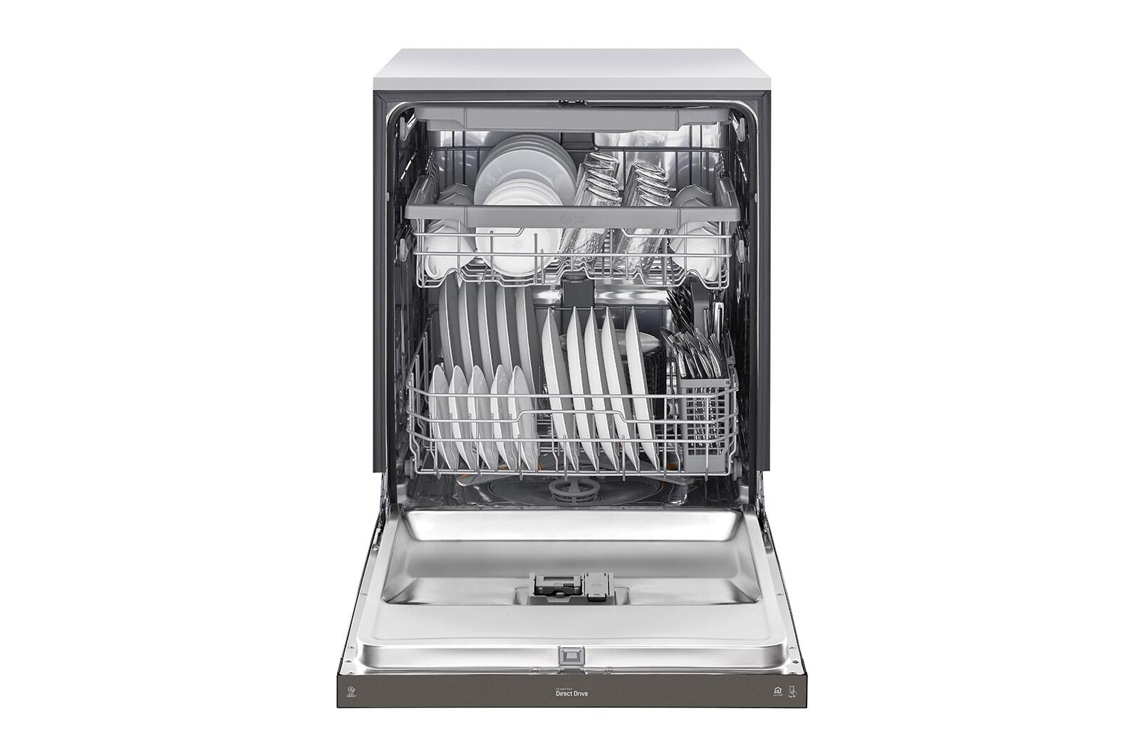 Lg LDFN4542D Front Control Dishwasher With Quadwash™ And 3Rd Rack