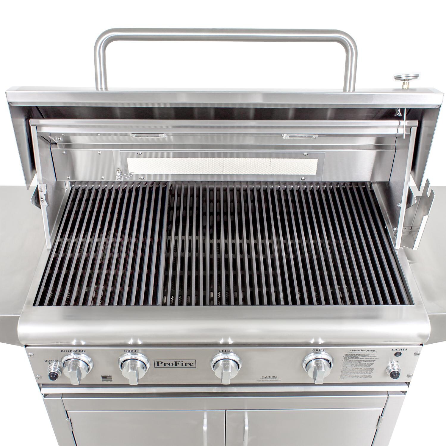 ProFire Professional Deluxe Series 48-Inch Built-In Propane Gas Grill With SearMagic Grids