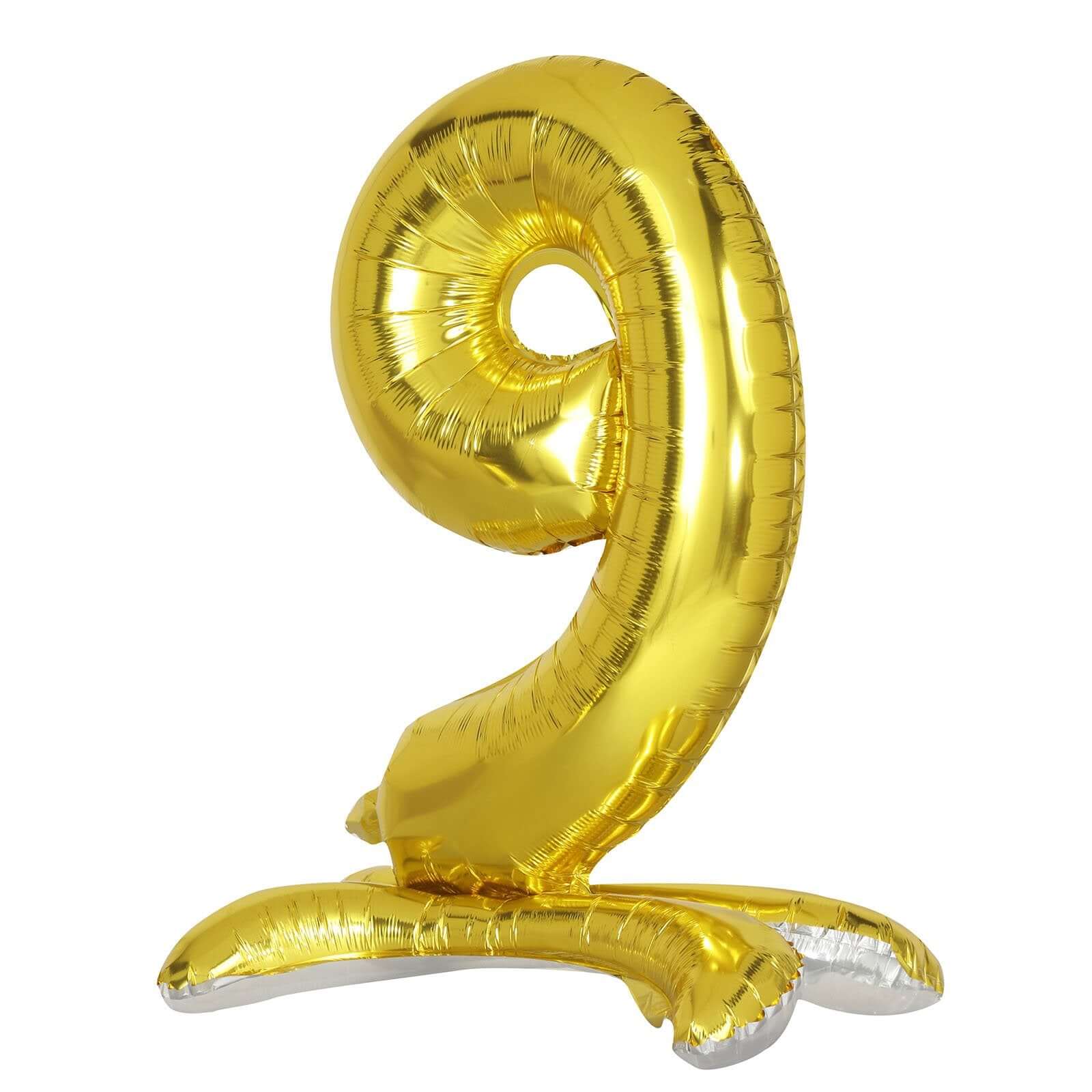 Gold Self Standing Helium/Air Mylar Foil Letter and Number Balloons 27