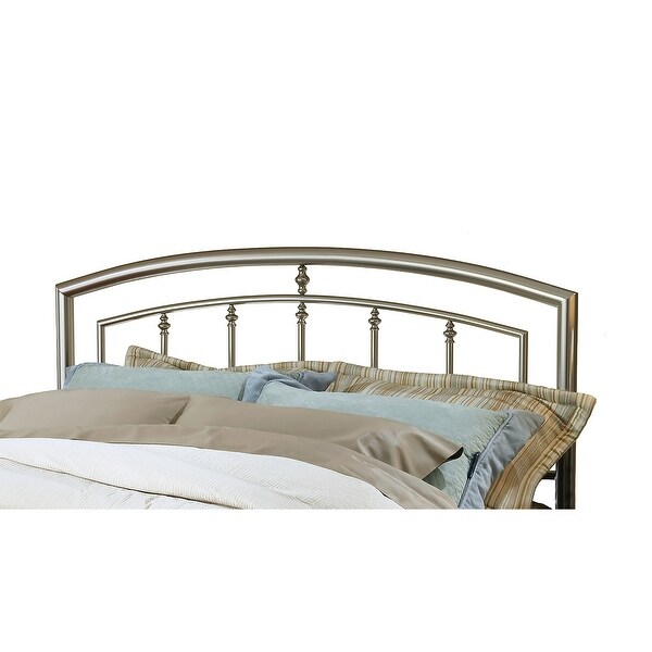 Hillsdale Claudia Metal Headboard， Matte Nickel - - 9098390