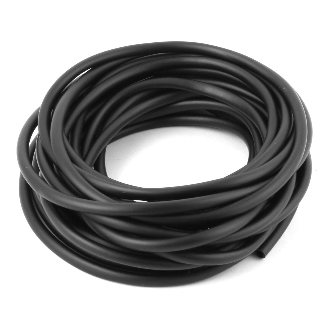 Unique BargainsFish Tank Aquarium Rubber Oxygen Balance Tube Pipe Hose Black 7.6M Length