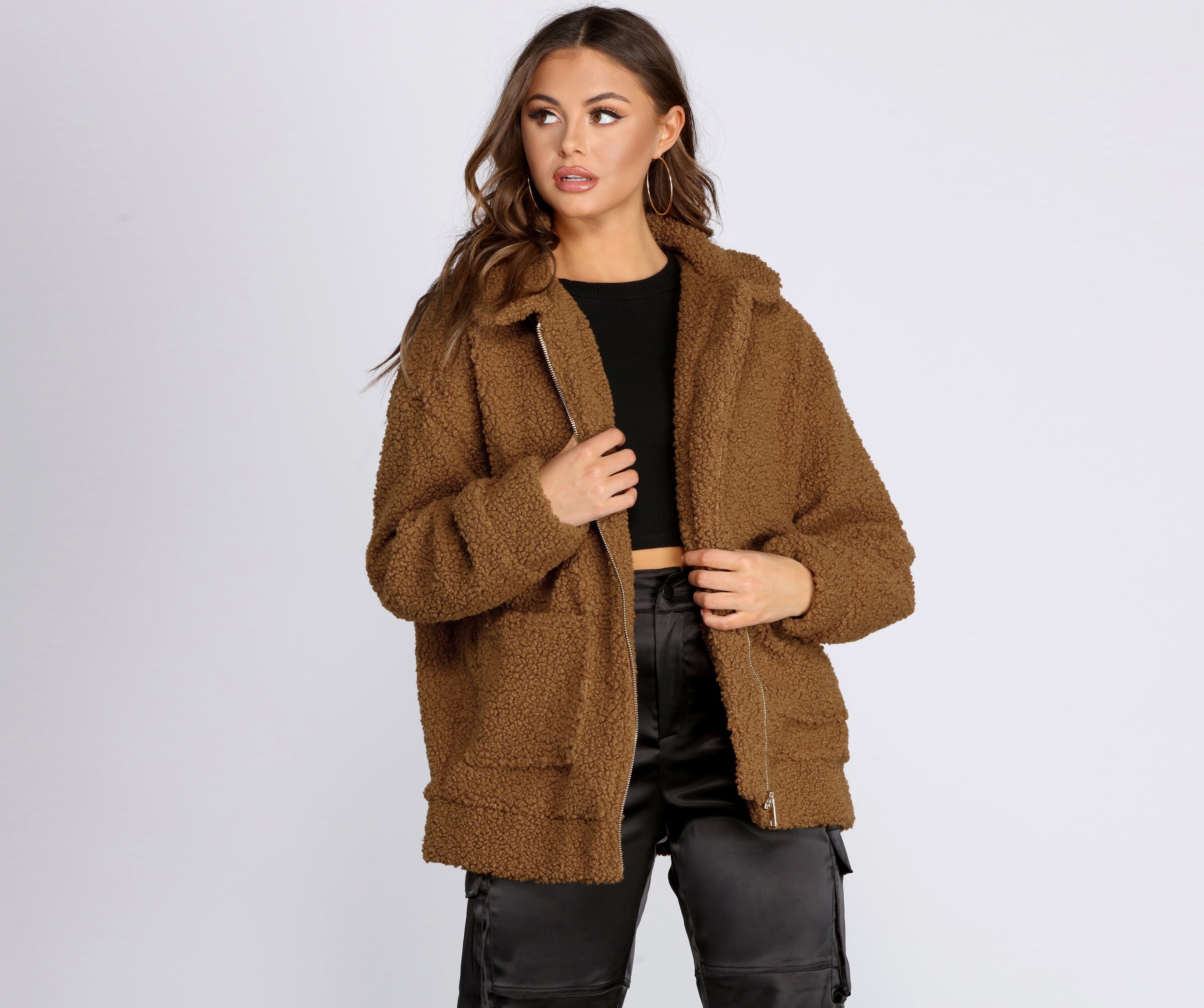 Oversized Teddy Jacket