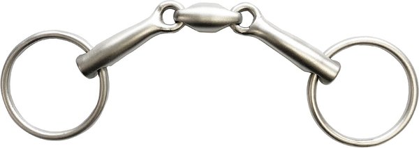 Lorenzini Lozenge Loose Ring Bradoon Snaffle Horse Bit