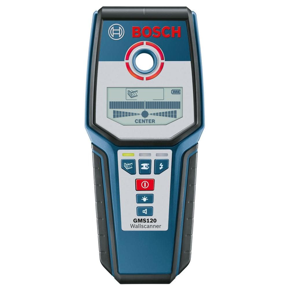 Bosch Digital Wall Scanner with Modes for Wood, Metal, and AC Wiring GMS120