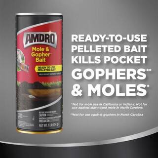 AMDRO 1 lb. Mole and Gopher Killer Bait 100510486