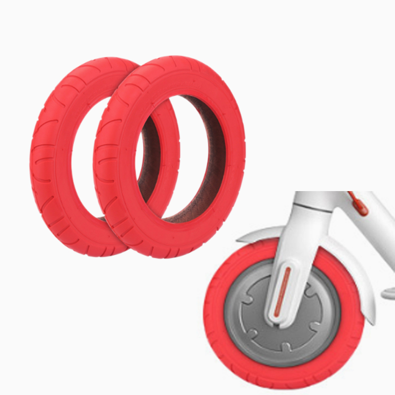 New Image Red Scooter Tyre Outer 10 inch Red Outer Tire For Xiaomi Mijia M365/pro Electric Scooter Spare Parts Wheel Parts