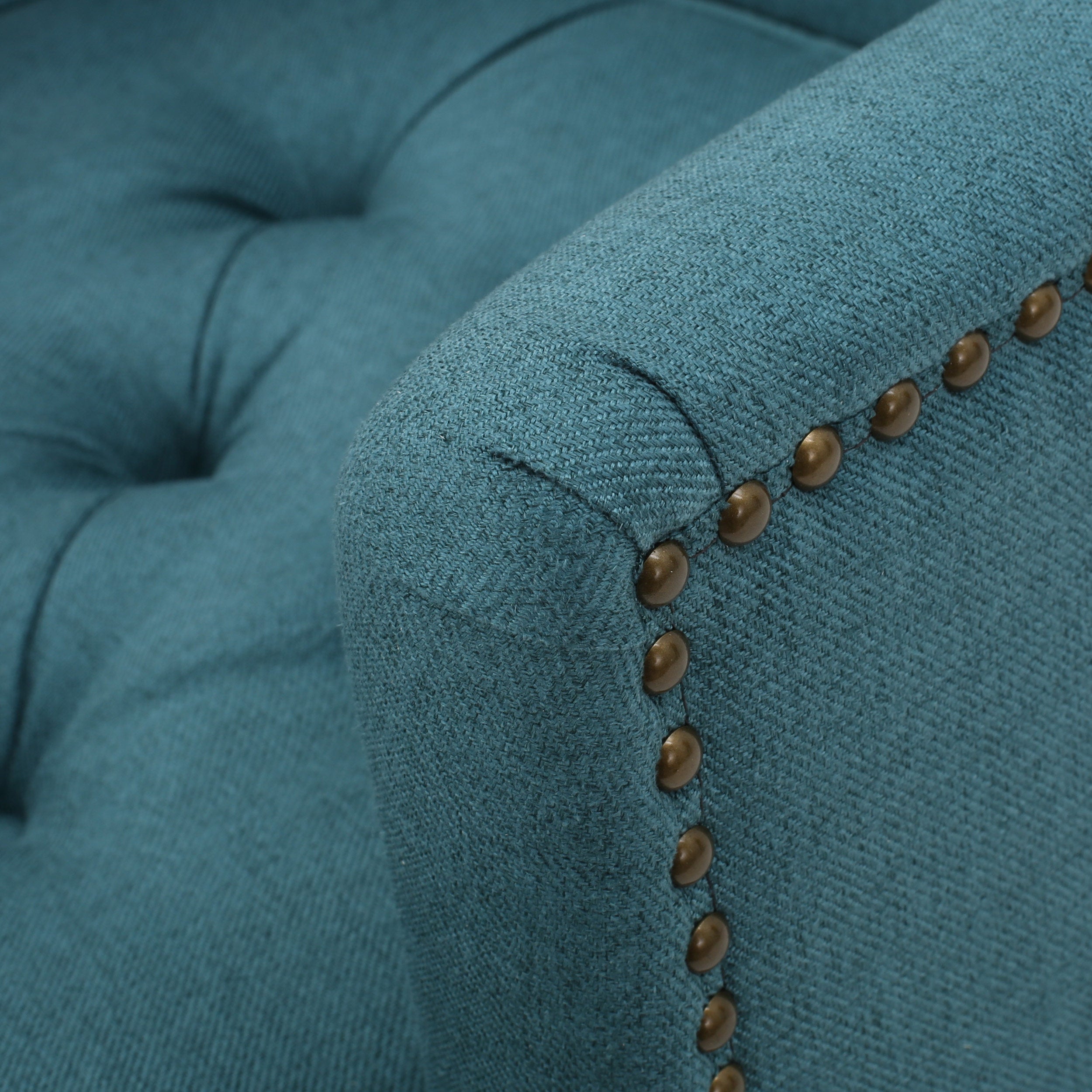 Madene Tufted Back Fabric Club Chair