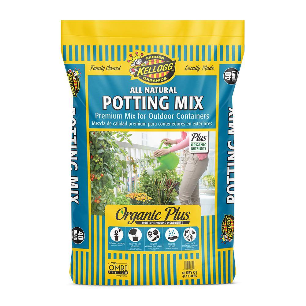 Kellogg Garden Organics 40 Qt. All Natural Premium Outdoor Potting Mix 6830