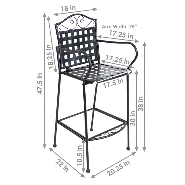 W X 22 quot D X 47 5 quot H Black 2 pack