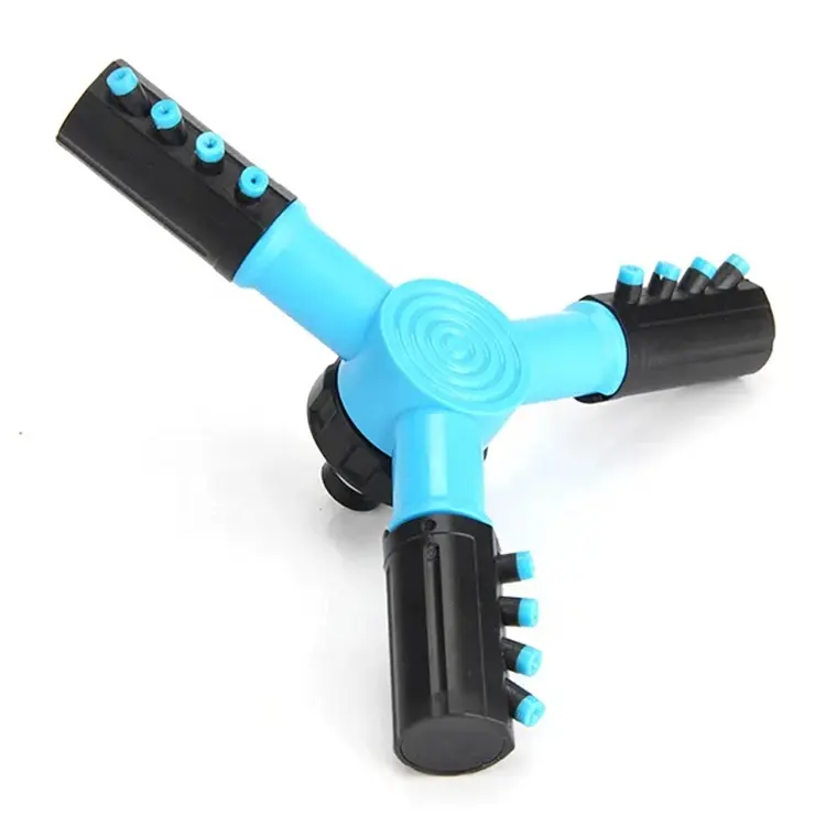 Watering Head Garden Supplies  Sprinkler Water Durable Rotary Three Arm Water Sprinkler