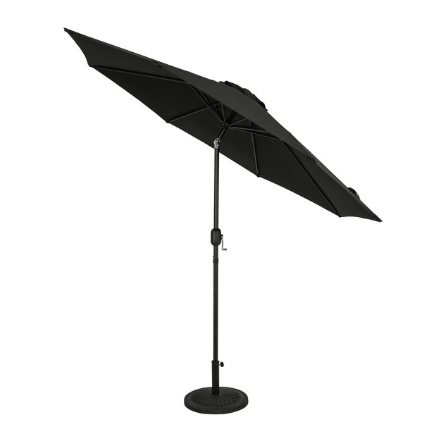 9 x27 X 9 x27 Trinidad Ii Market Patio Umbrella Black Island Umbrella