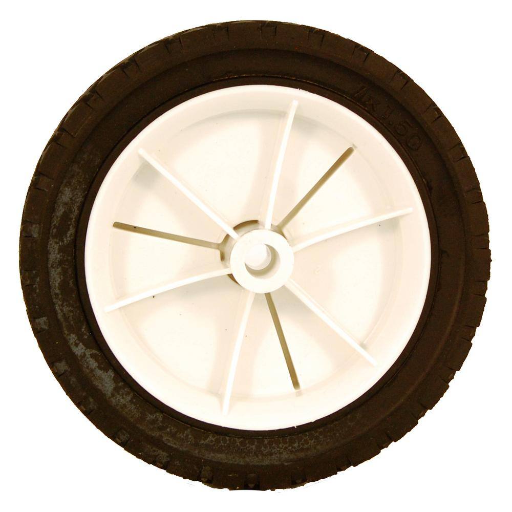 Powercare 7 in. x 1.5 in. Universal Plastic Wheel for Lawn Mowers 460443