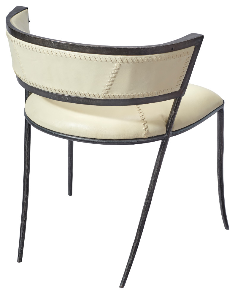 Nevado Leather Chair   Transitional   Dining Chairs   by HedgeApple  Houzz