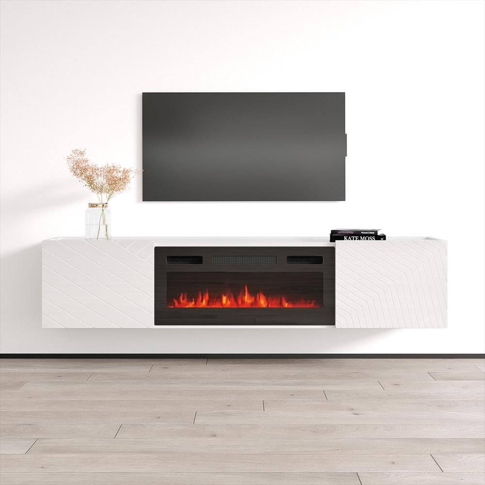 Portillo BL EF Fireplace TV Stand