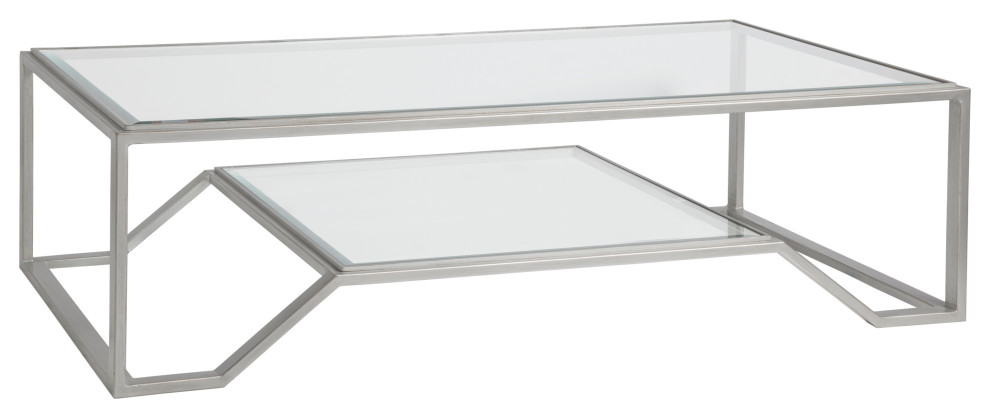 Byron Rectangular Cocktail Table   Contemporary   Coffee Tables   by Lexington Home Brands  Houzz