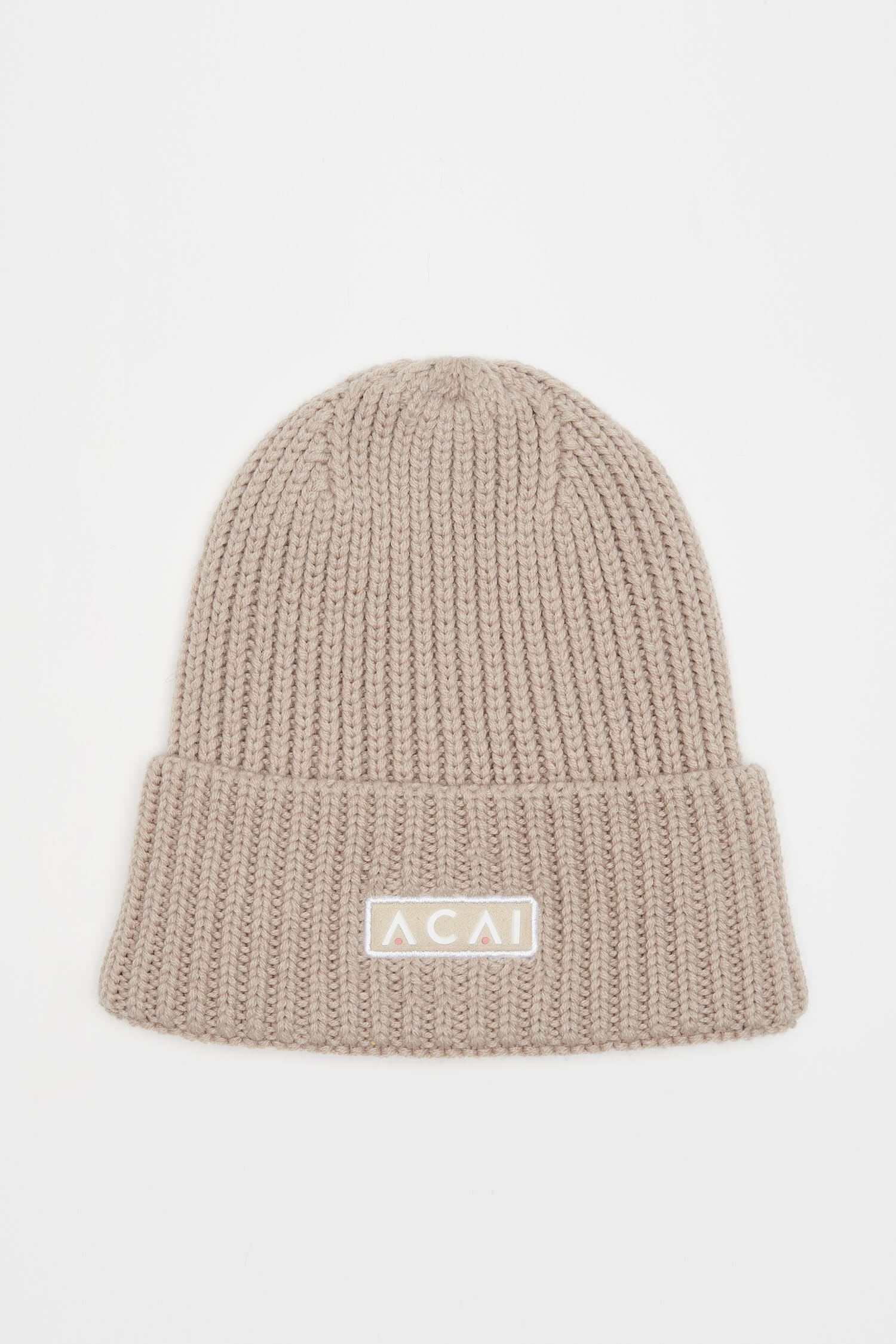 Merino Wool Beanie - Almond