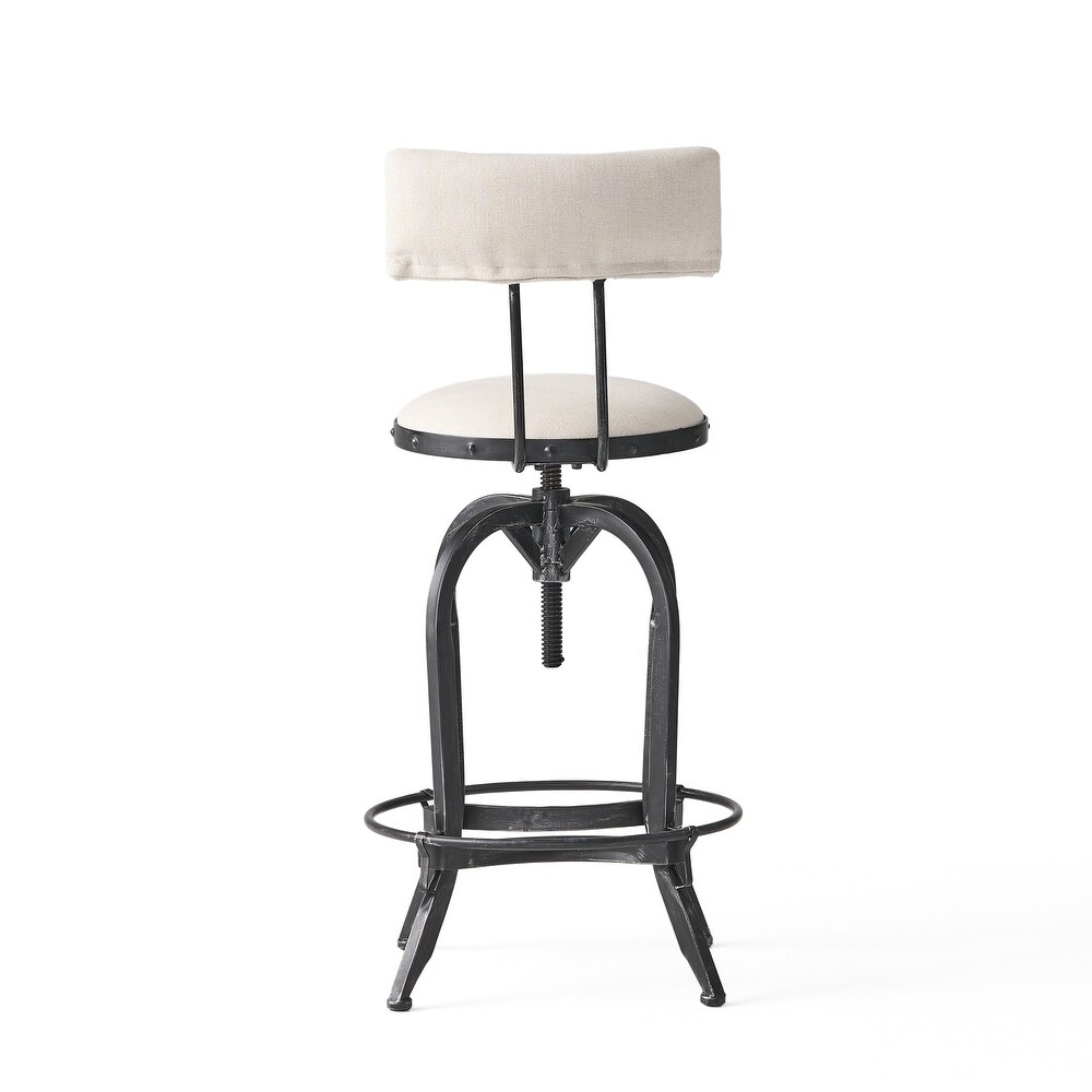 Stirling 29 inch Adjustable Backed Barstool by Christopher Knight Home