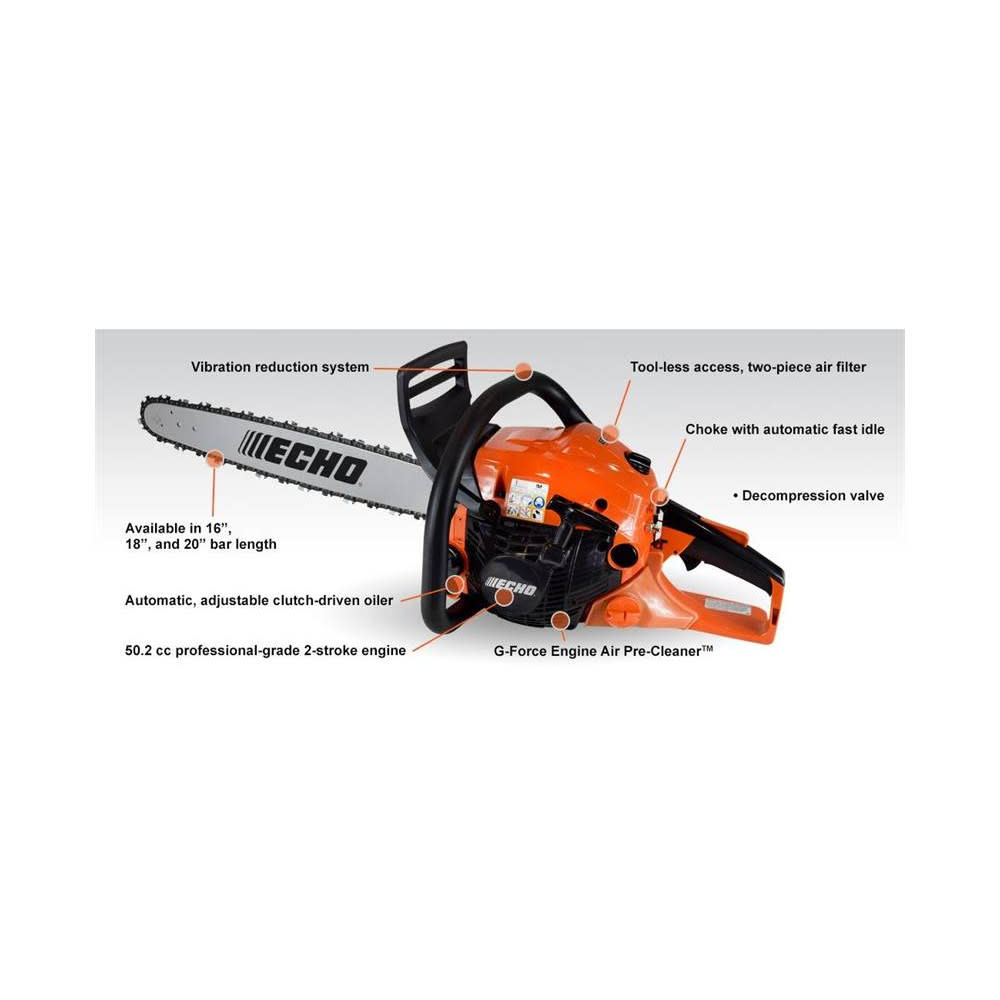 Echo Commercial Chain Saw Gas Rear Handle 16 ;