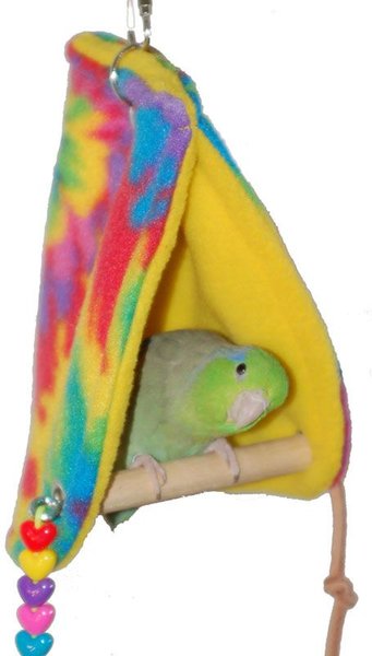 Super Bird Creations Peekaboo Perch Bird Tent， Color Varies， Small