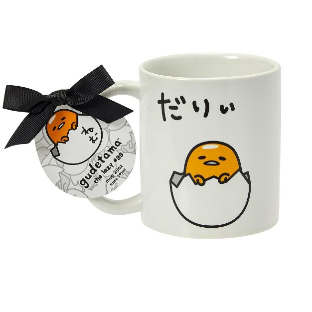 Se7en20gudetama Sitting In Eggshell 20 oz Ceramic Mug