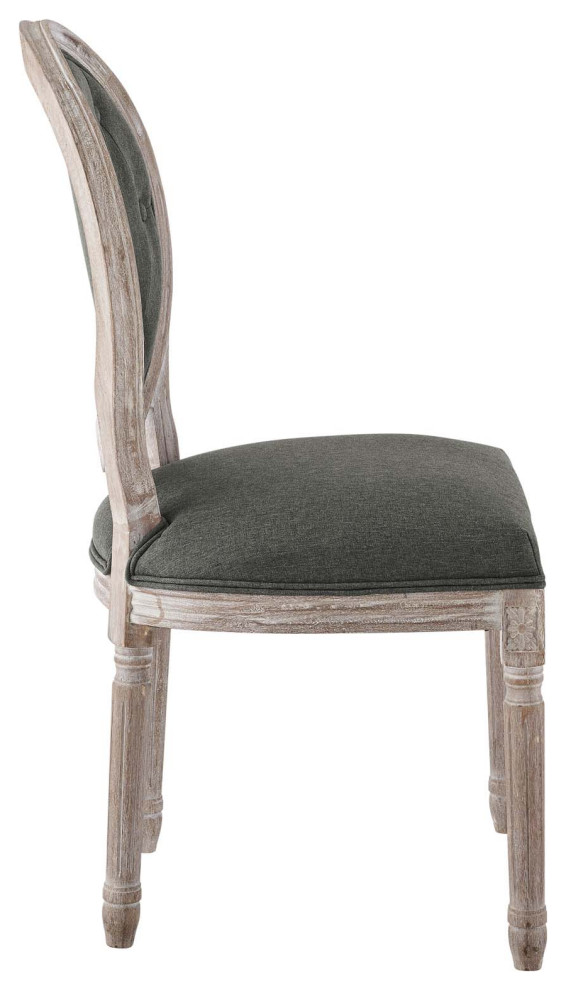 Arise Vintage French Upholstered Fabric Dining Side Chair   French Country   Dining Chairs   by Modway  Houzz