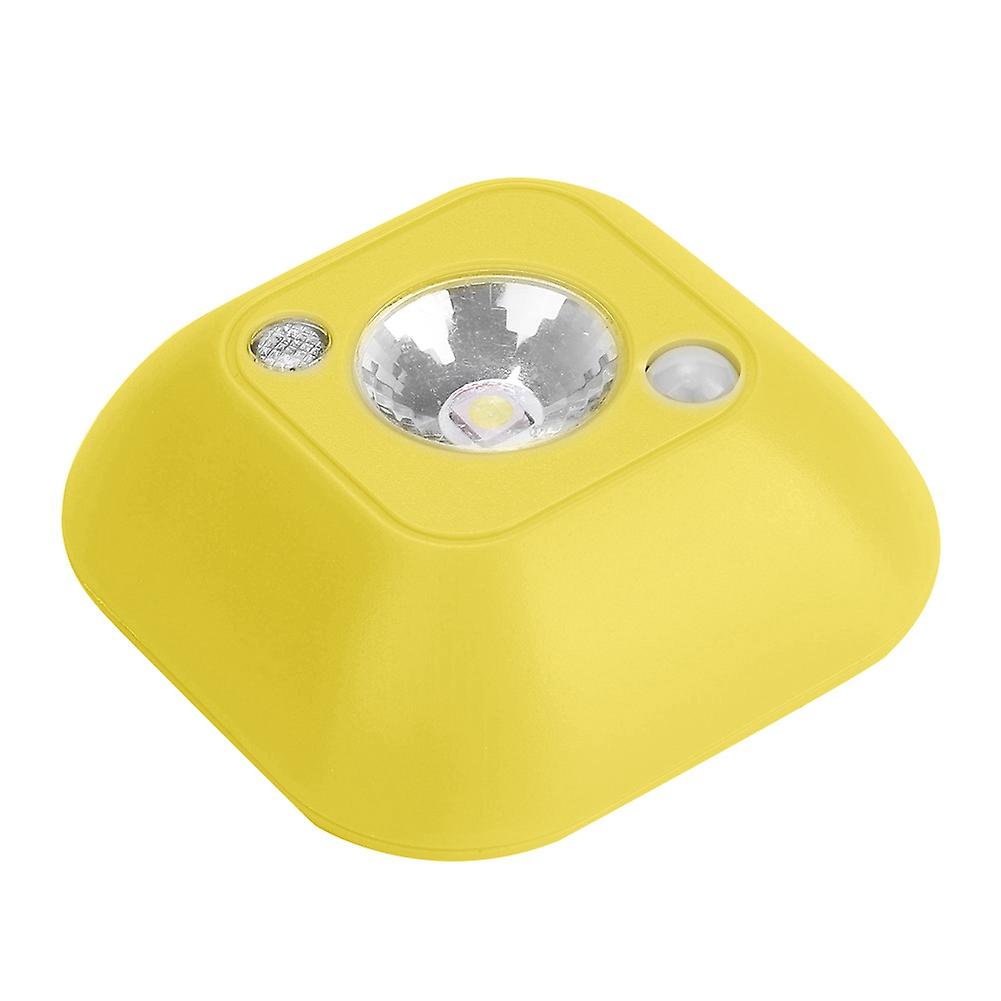 0.2W Light Control LED Light Human Body Sensor Night Lamp for Home Room Cabinet Indoor Yellow