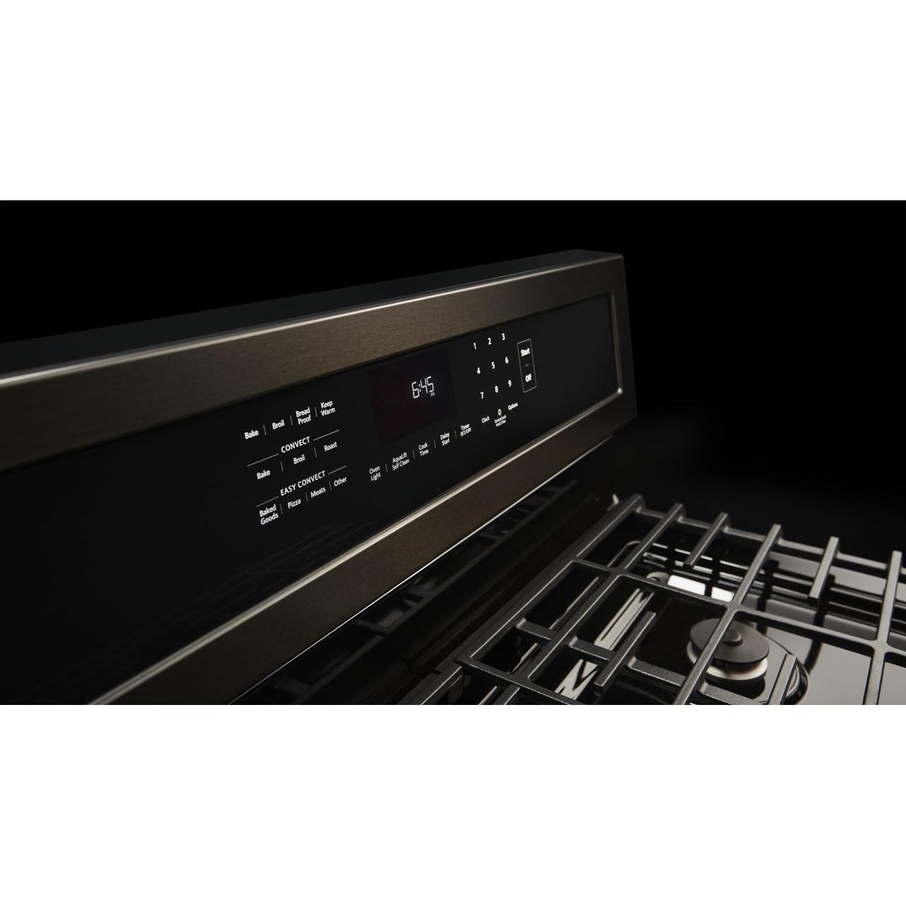 KitchenAid 30-inch Freestanding Gas Range KFGG500EBS