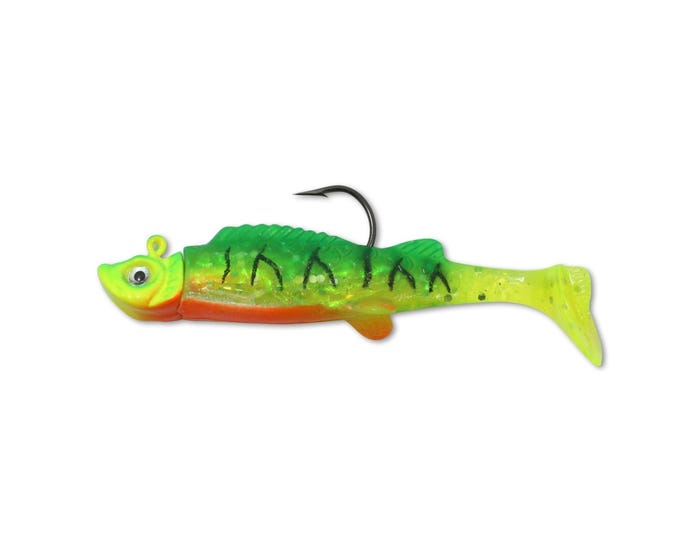 Northland Fishing Mimic Minnow Shad - #1 Hook Firetiger， 2 Pack - NOMM322