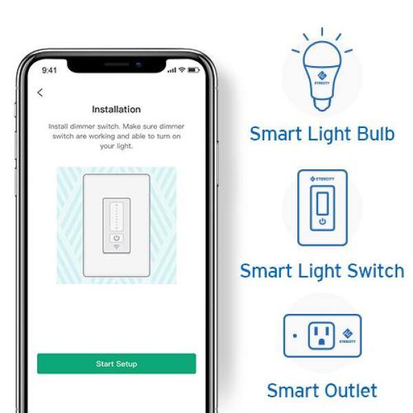 Etekcity Smart WiFi Single Pole Dimmer Switch (4-Pack) EDESSSECSUS0002