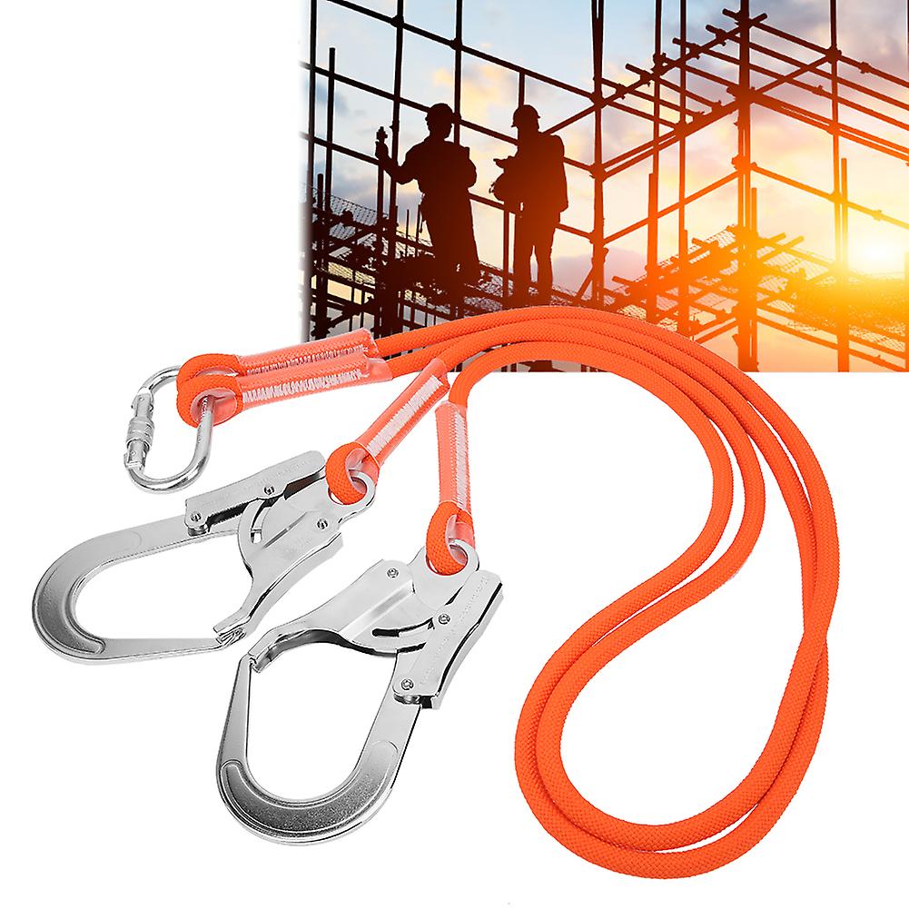 1.6m Aerial Work Safety Belt Rope Outdoor Construction Insurance Protective Lanyard