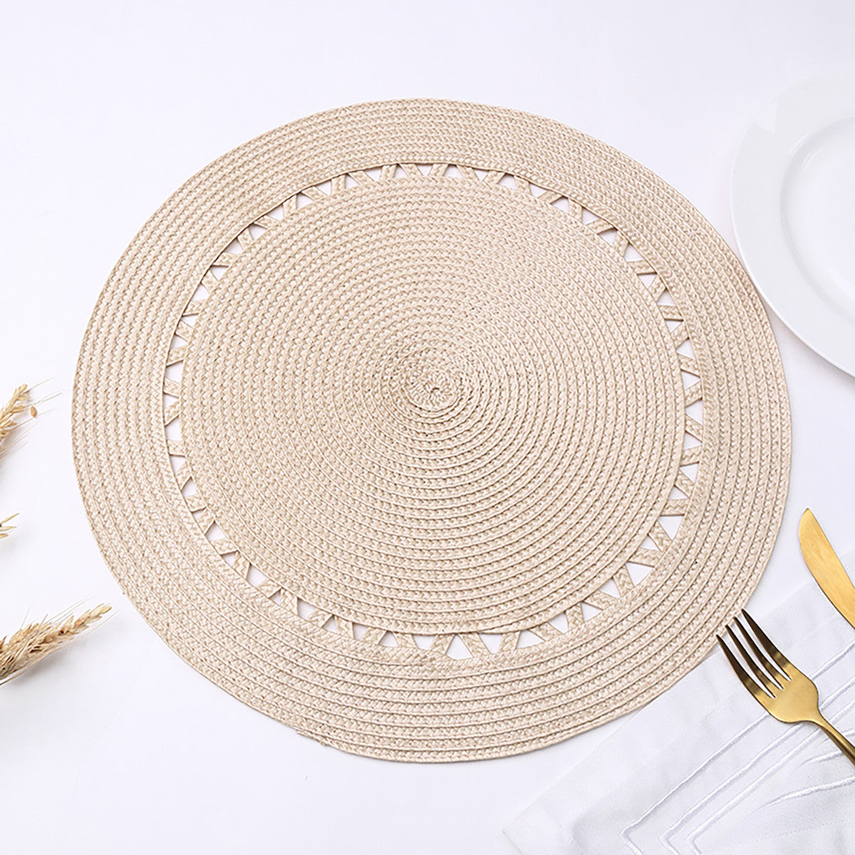 Karaca Greenhouse Straw Look Placemat Natural 153.20.01.0255