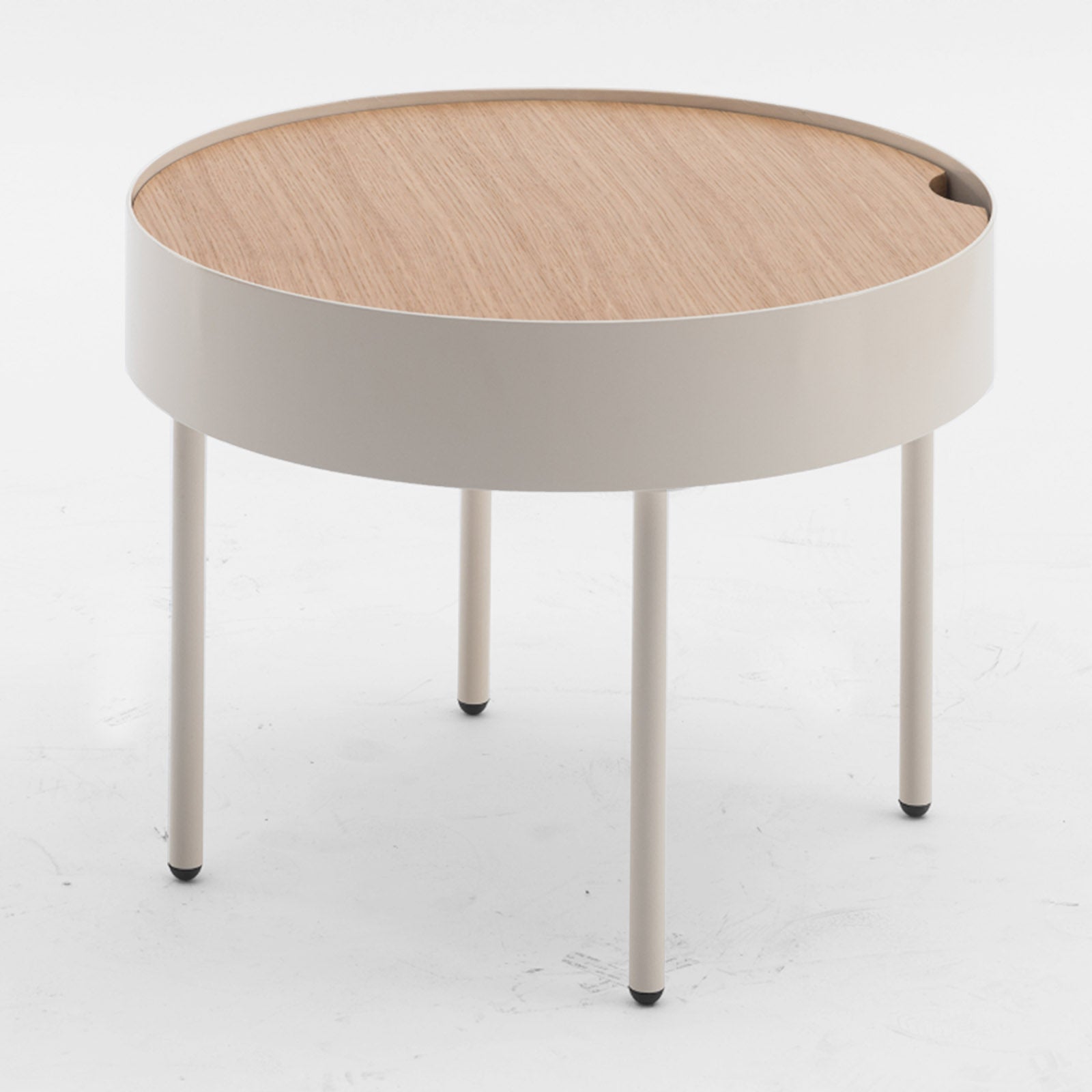 Side Table With Wood Top Gt-381-N