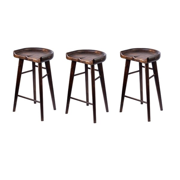 Maple Tractor Stool (Set of 3) - 29