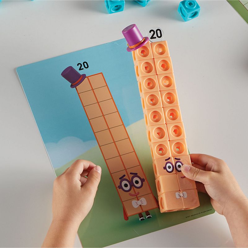 hand2mind Numberblocks 11�C20 Activity Set with MathLink Cubes