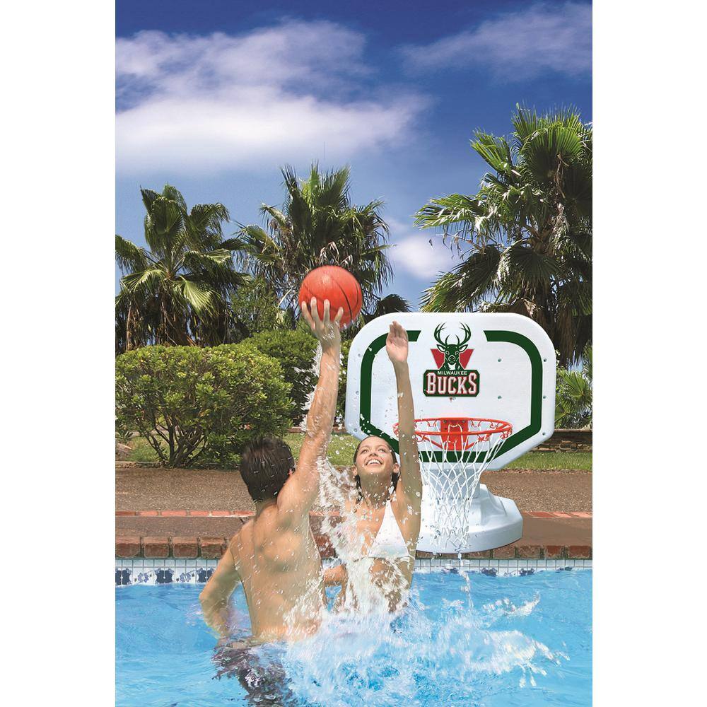 Poolmaster MW Bucks NBA Competition Swimming Pool Basketball Game 72916