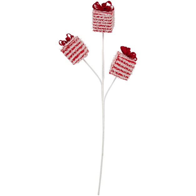 Candy Cane Gift Boxes Decorative Christmas Spray