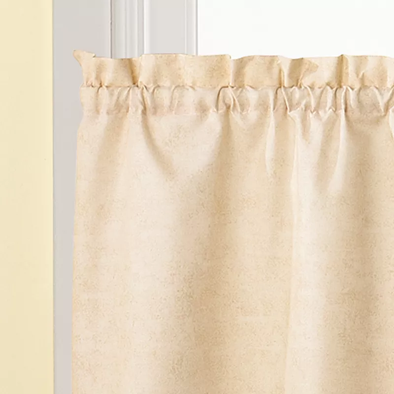 CHF Cafe Au Lait 3-pc. Tier Kitchen Curtain Set