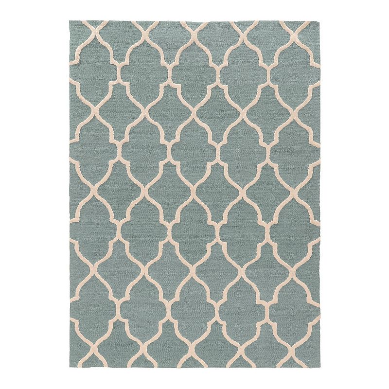 Linon Trio Geometric Pattern Rug